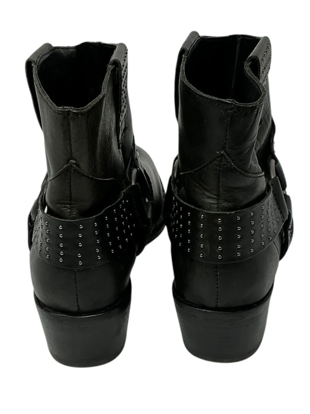 Kork-Ease Katie Studded Leather Ankle Boots